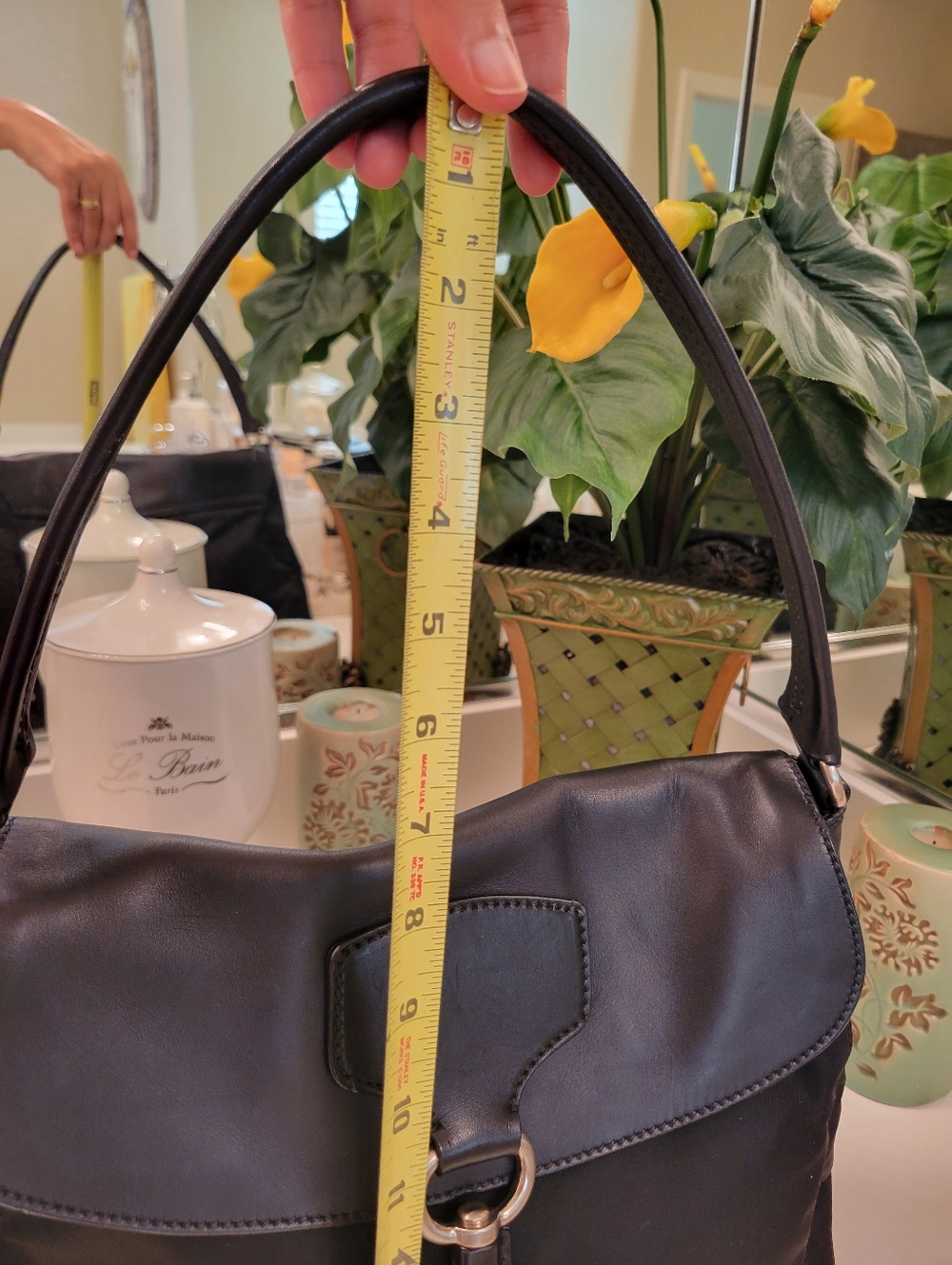 Prada Archive Black Leather & Nylon Shoulder Bag - Picture 15 of 16